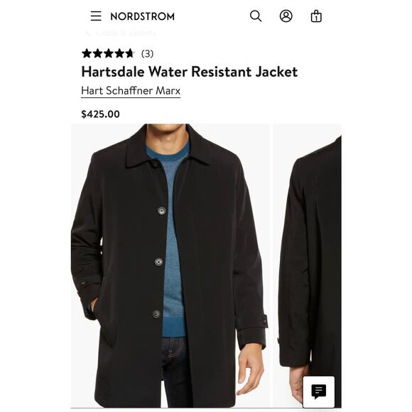 Hart Schaffner Marx Hartsdale Water Resistant Jacket 50R - Picture 2 of 8